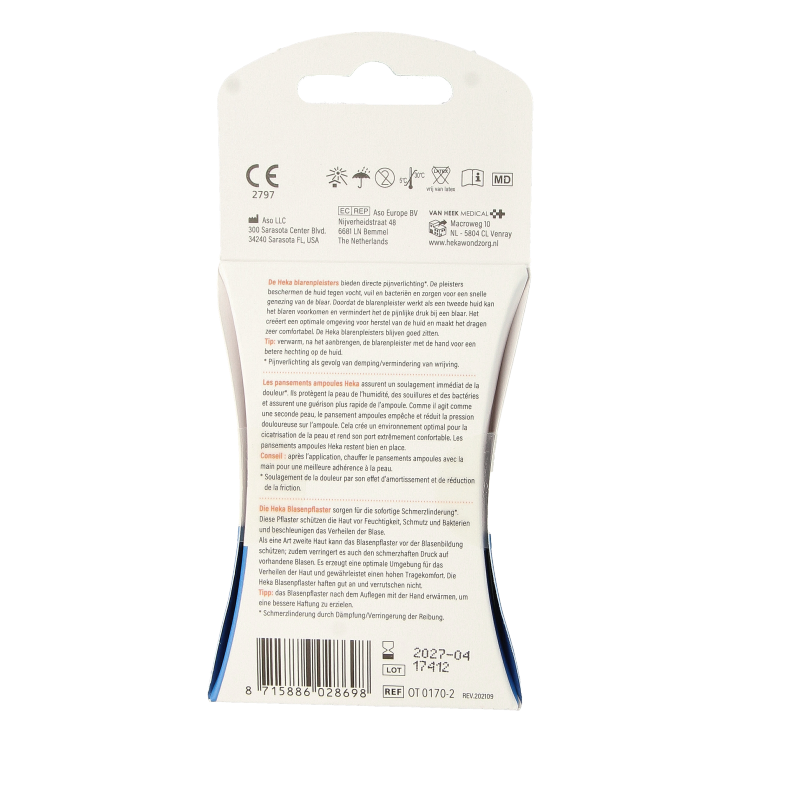 Heka Blarenpleisters medium 42 x 68mm - Afbeelding 2