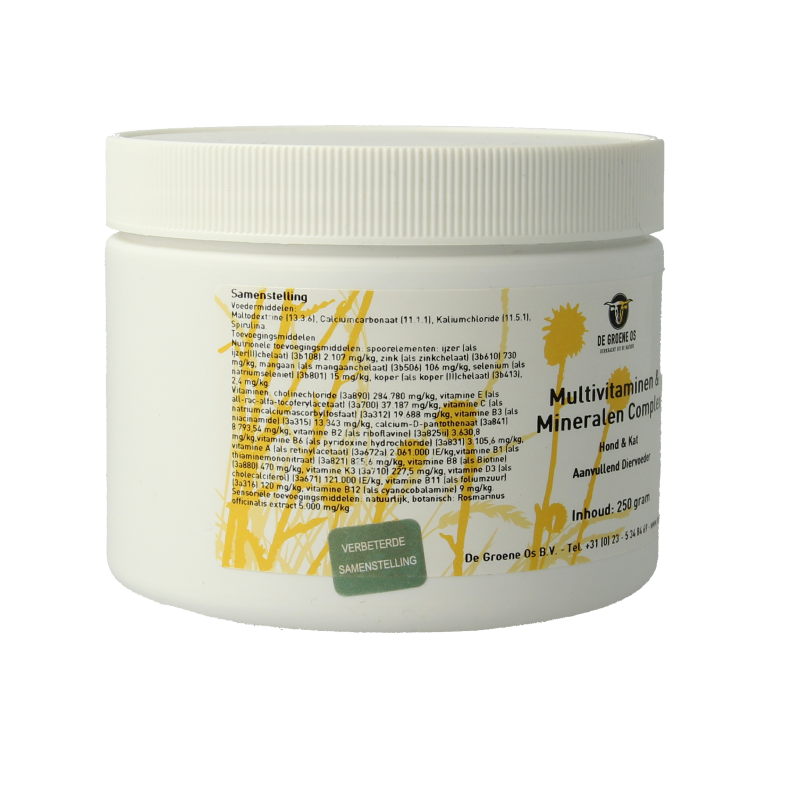 Groene Os Multi vitamine & mineralen complex hond/kat - Afbeelding 3