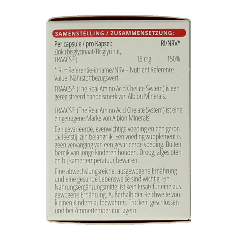 Vitals Zink 15mg - Afbeelding 5