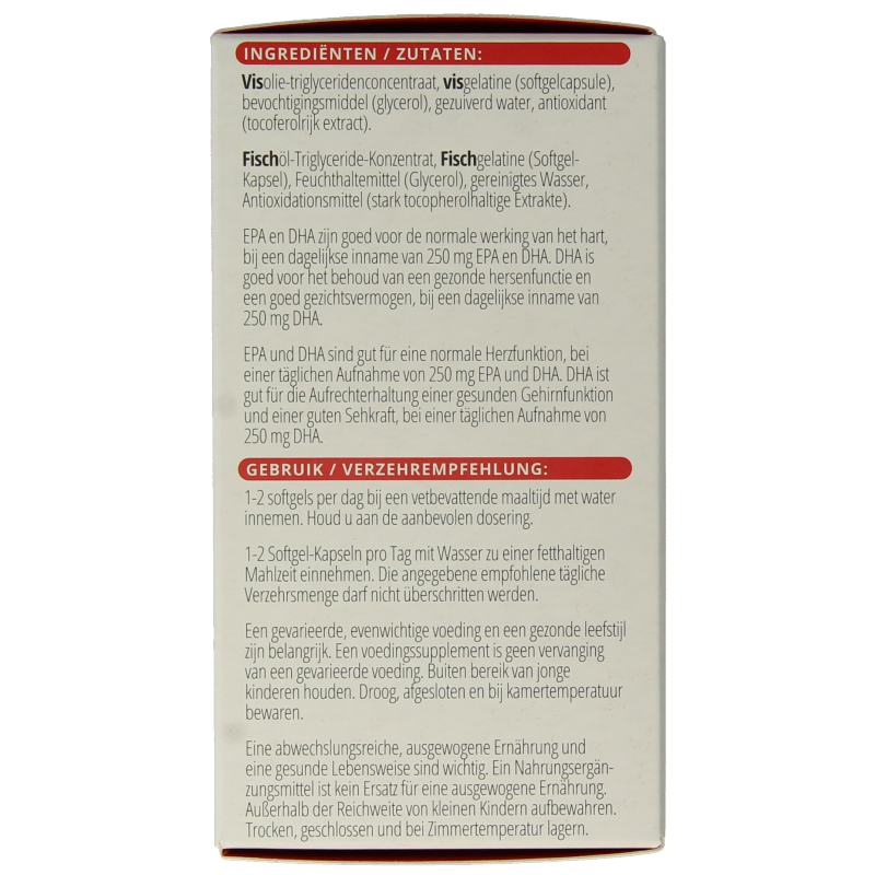 Vitals EPA/DHA Ultra pure 1000mg - Afbeelding 3