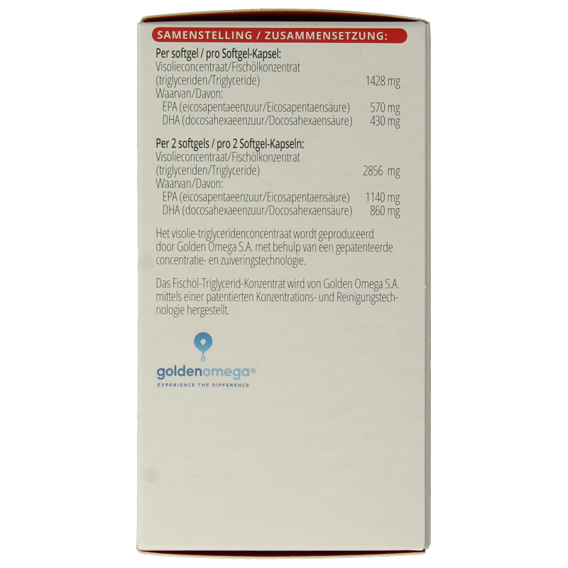 Vitals EPA/DHA Ultra pure 1000mg - Afbeelding 5