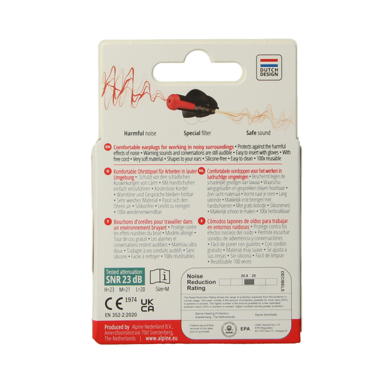 Alpine Worksafe oordopjes - Afbeelding 3
