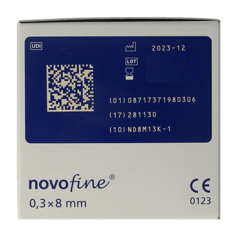 Novo Nordisk Novofine naalden 0.30 x 8 mm 30 gram - Afbeelding 4