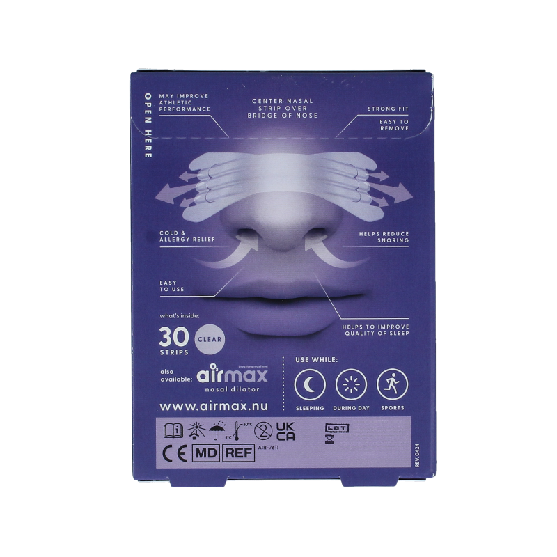 Airmax Nasal strip clear - Afbeelding 3