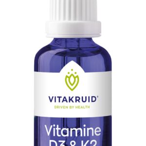 Vitakruid Vitamine D3 & K2 (MenaQ7) met druppelpipet