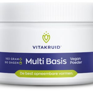 Vitakruid Multi Basis Vegan poeder met natuurlijke vormen