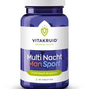Vitakruid Multi Nacht Man Sport 100% Vegan