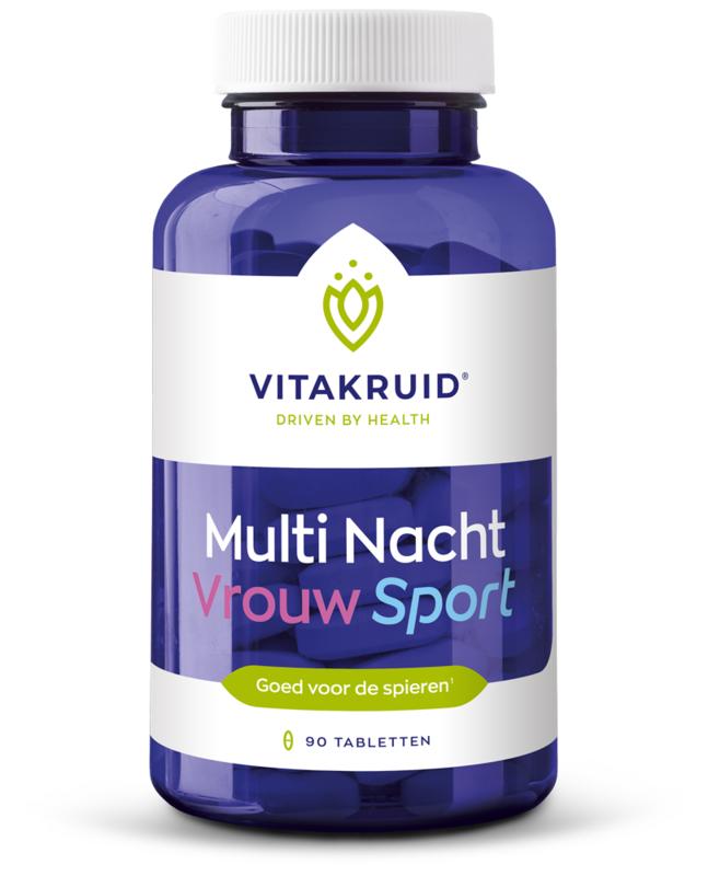 Vitakruid Multi Nacht Vrouw Sport 100% Vegan