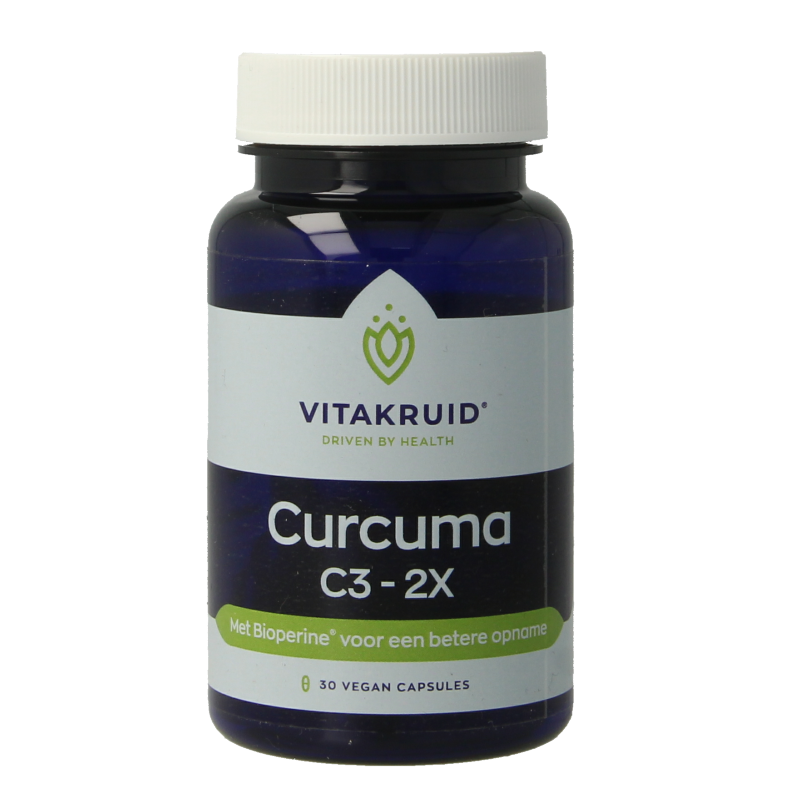Vitakruid Curcuma C3-2X (95% curcuminoiden) met Bioperine