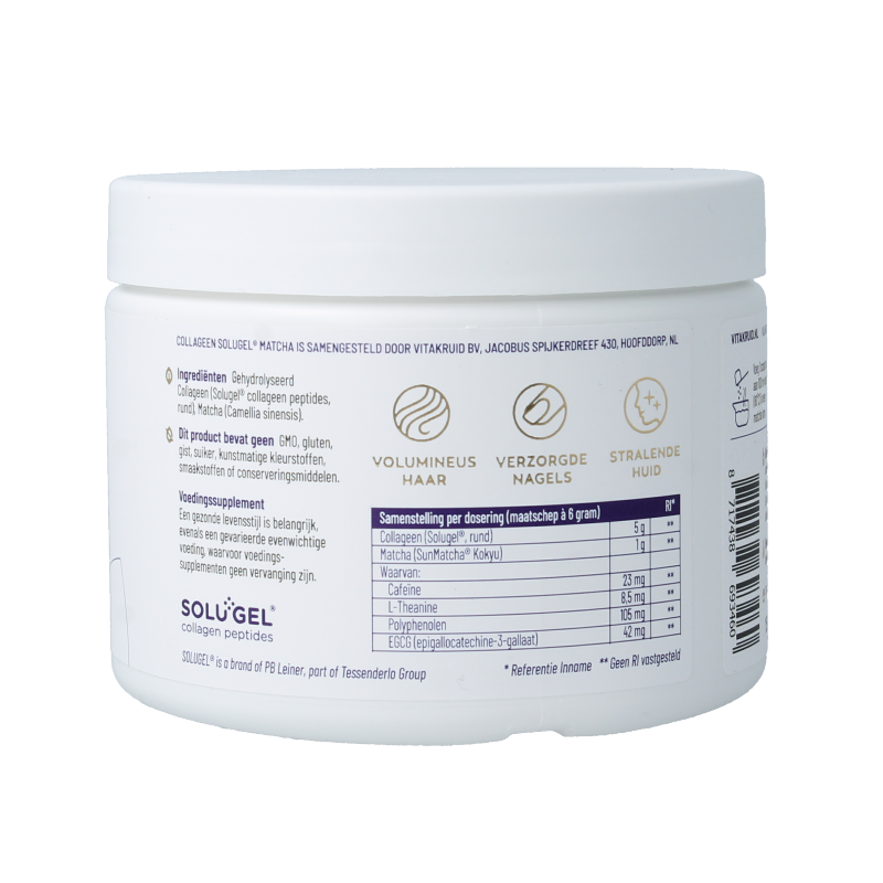 Vitakruid Matcha collageen sunmatcha & solgel - Afbeelding 3