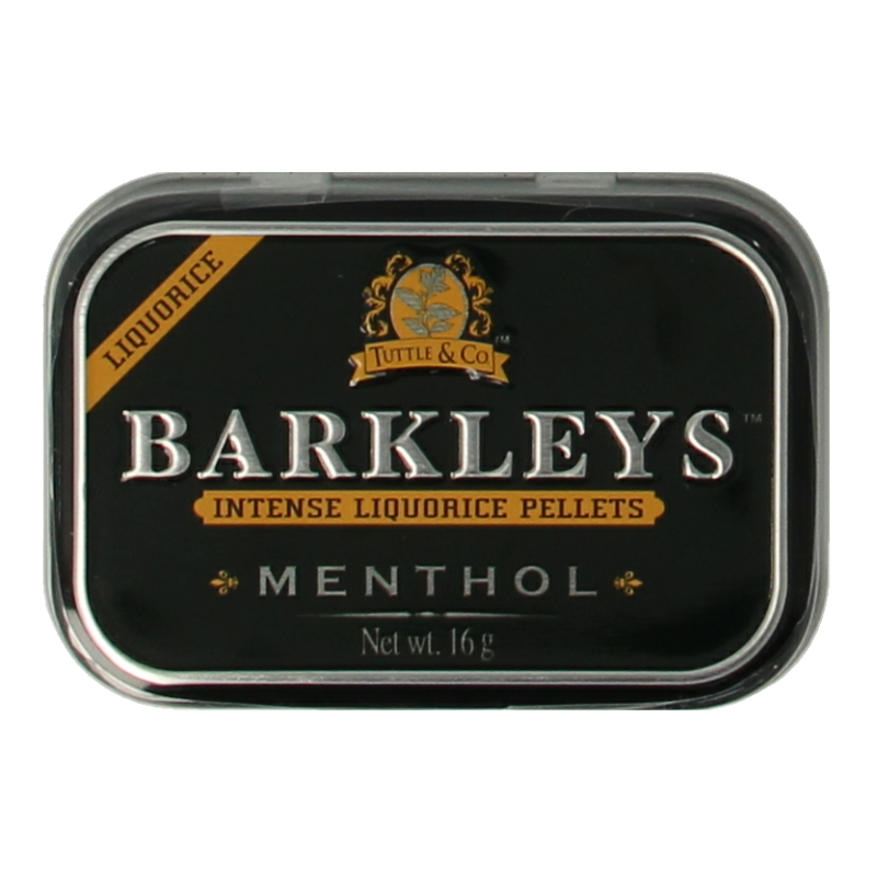 Barkleys Liquorice pellets menthol