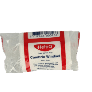 Heltiq Cambric windsel 4m x 6cm