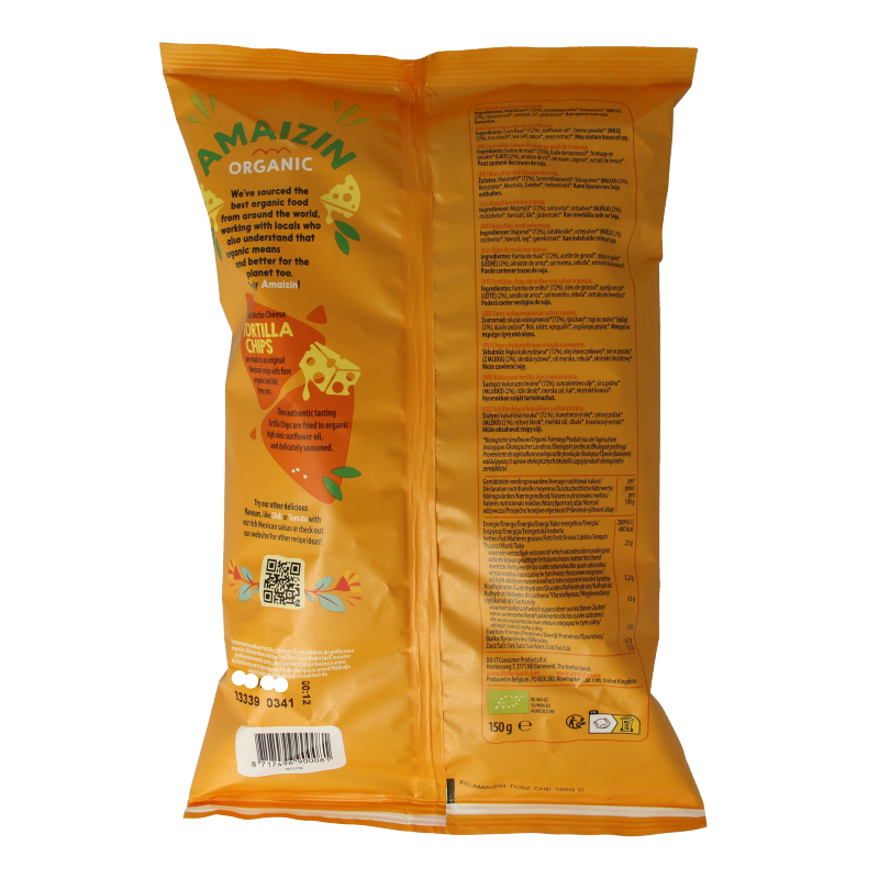 Amaizin Corn chips nacho bio - Afbeelding 2