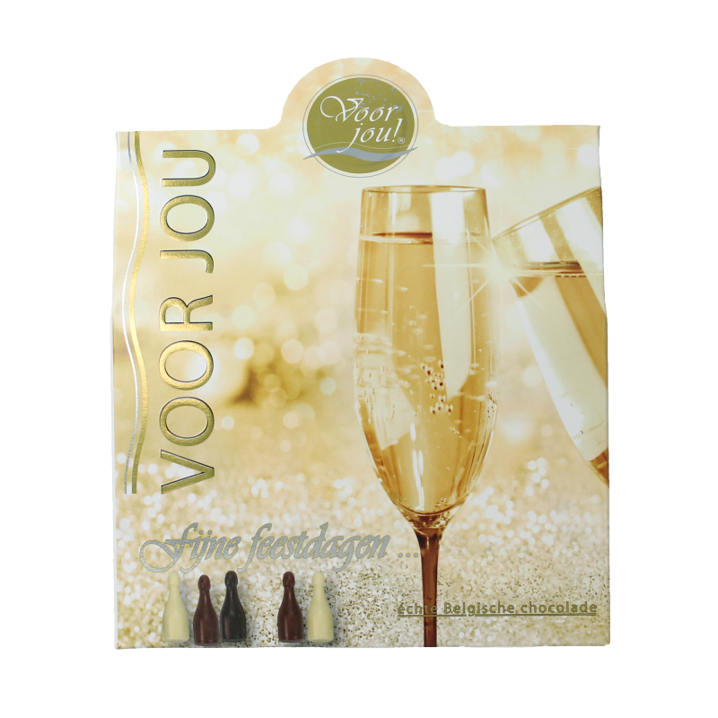 Voor Jou! Wensdoosje trendy fijne feestdagen
