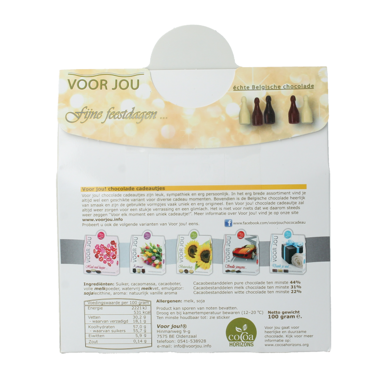 Voor Jou! Wensdoosje trendy fijne feestdagen - Afbeelding 2