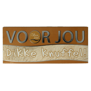 Voor Jou! Wensreep melkchocolade knuffel