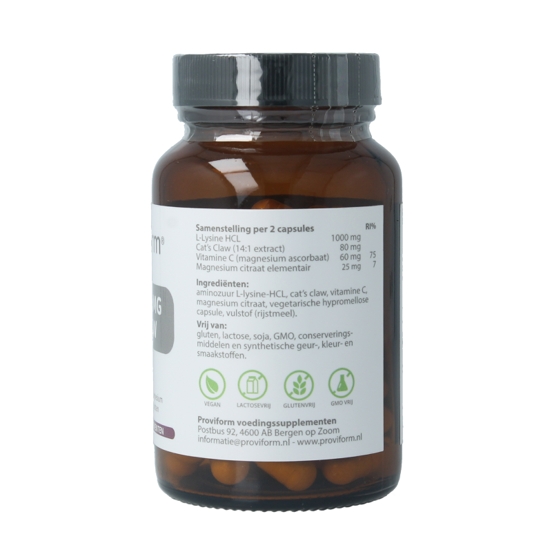 Proviform L-Lysine 500mg & cats claw - Afbeelding 3