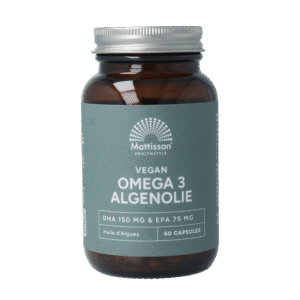 Mattisson Vegan omega 3 algenolie DHA 150mg EPA 75mg