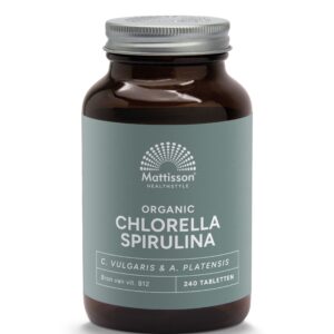 Mattisson Organic chlorella spirulina 500mg bio