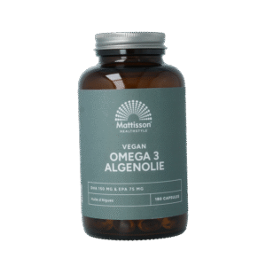 Mattisson Vegan omega 3 algenolie DHA 150mg EPA 75mg