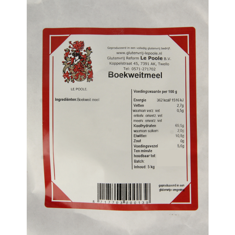 Le Poole Boekweitmeel - Afbeelding 2
