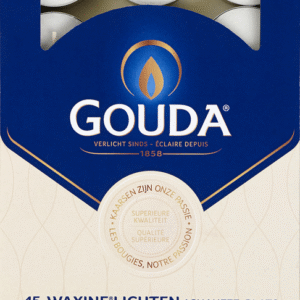 Gouda Waxinelicht 6 uur wit