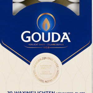 Gouda Waxinelicht 8 uur wit
