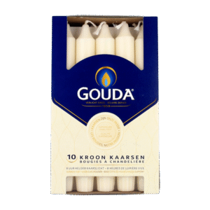 Gouda Kroonkaars ivoor 200/24
