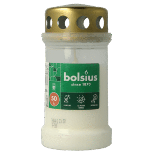 Bolsius Herdenkingslicht nr 3 transparant