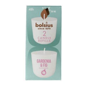 Bolsius Clean light gardenia & fig navul