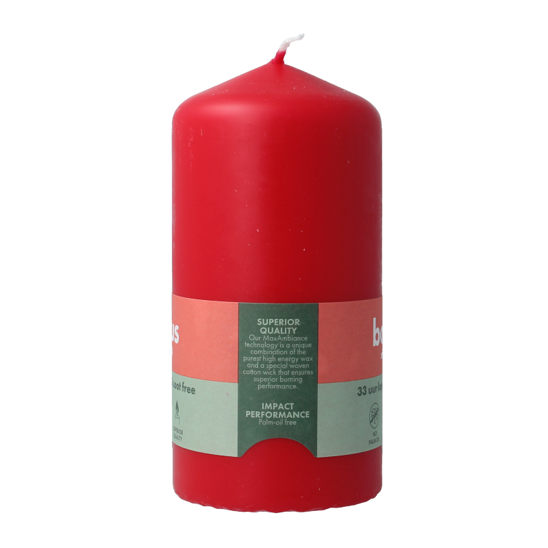 Bolsius Stompkaars 120-58 delicate red - Afbeelding 2