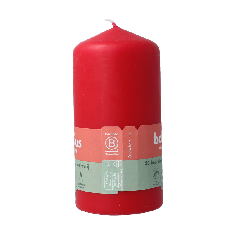 Bolsius Stompkaars 120-58 delicate red - Afbeelding 4