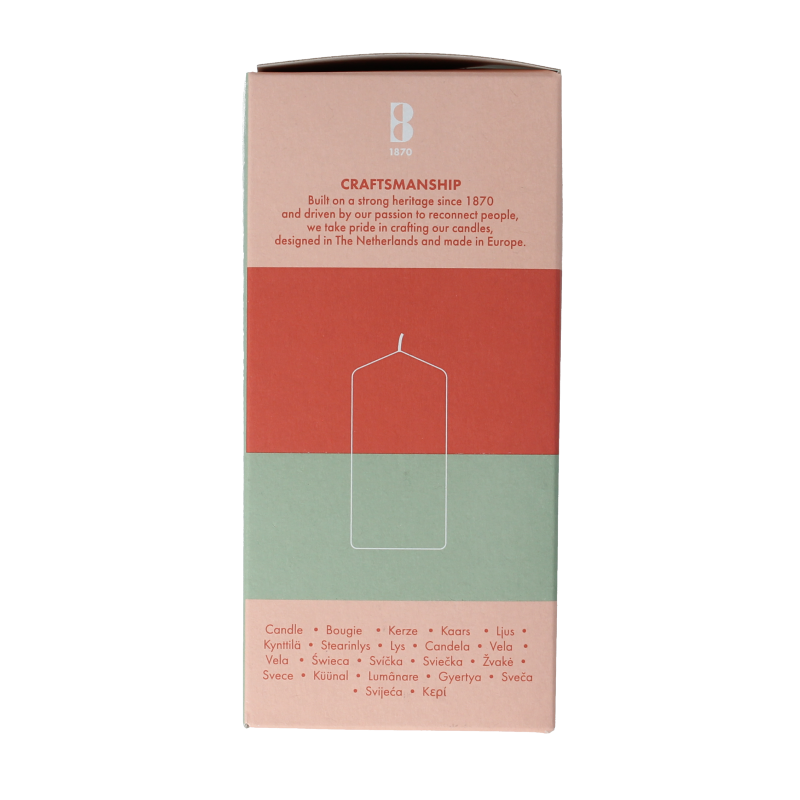 Bolsius Stompkaars 120/58 white silver - Afbeelding 2