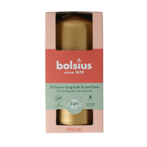 Bolsius Stompkaars 120/58 golden orange