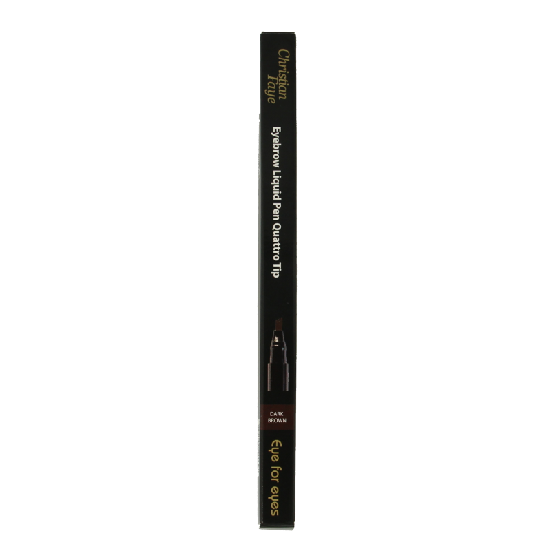 Christian Faye Eyebrow liquid pen quattro tip dark brown