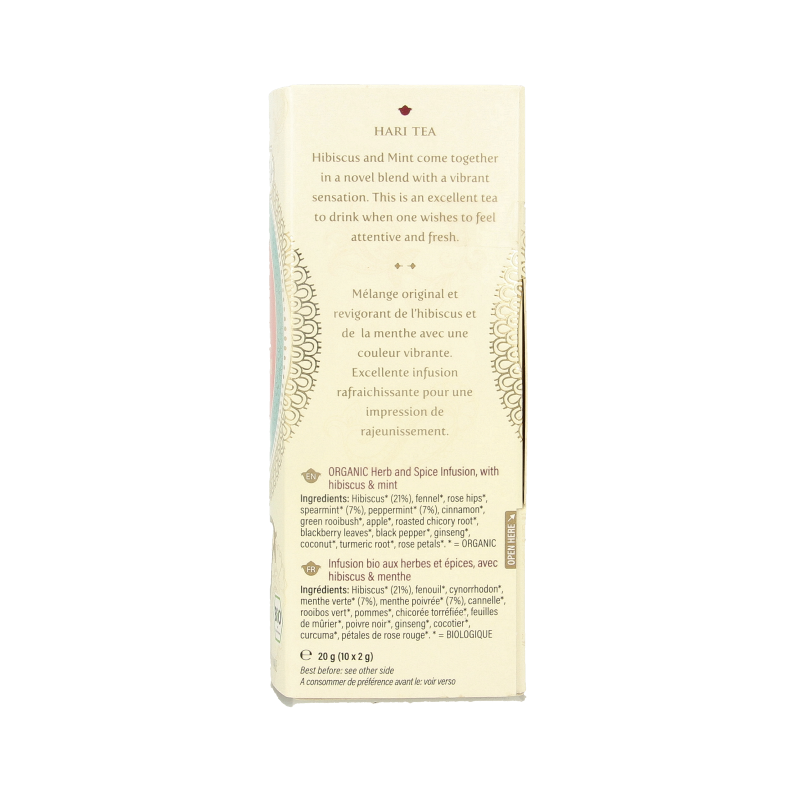 Hari Tea Hibiscus & mint new sensation bio - Afbeelding 2