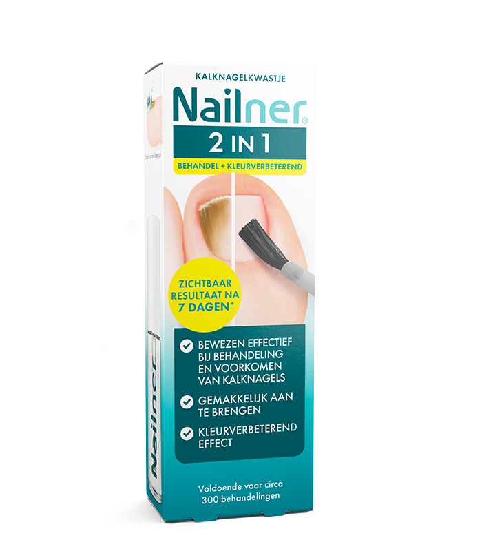 Nailner 2-in-1 brush