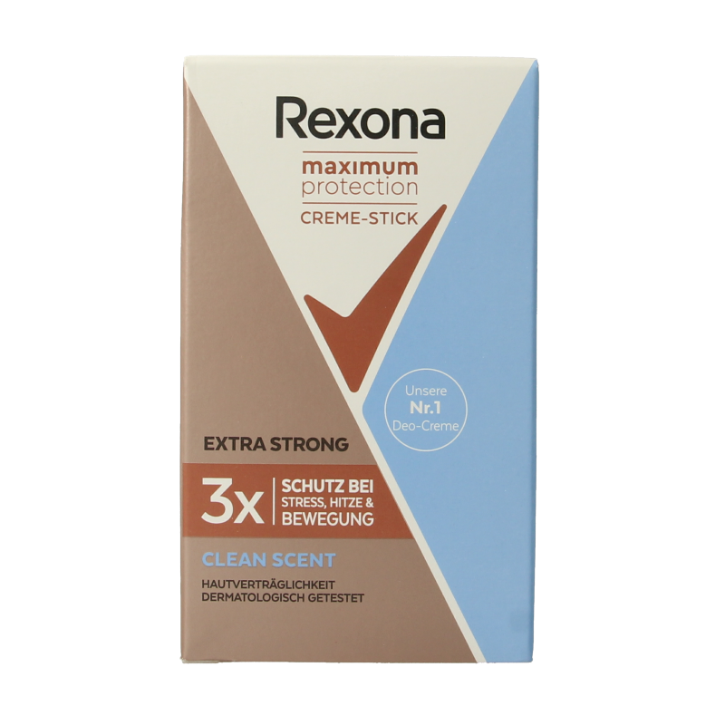 Rexona Deodorant stick woman max prot clean scent