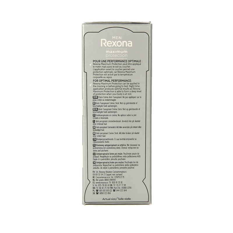Rexona Deodorant stick men max protect clean scent - Afbeelding 5