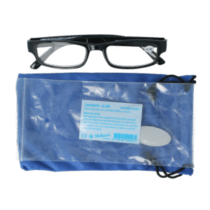 Melleson Overkijk leesbril zwart +2.00