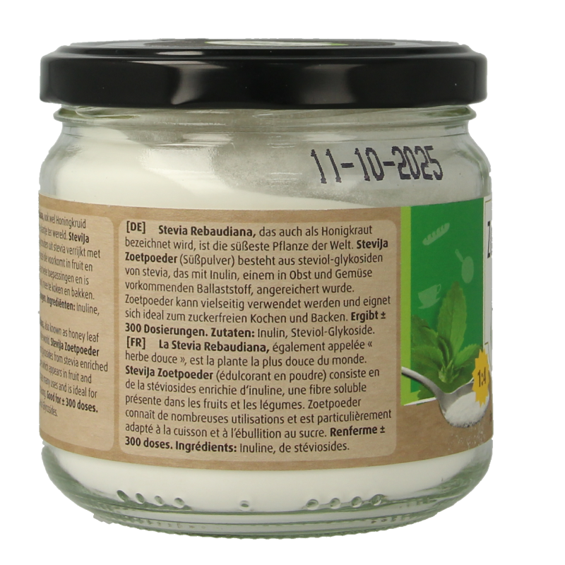 SteviJa Zoetpoeder - pot stevia - Afbeelding 2