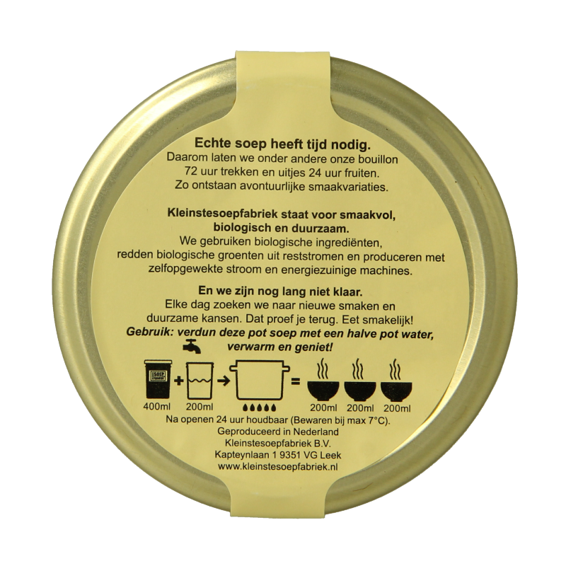 Kleinstesoepfabriek Groentebouillon bio - Afbeelding 2