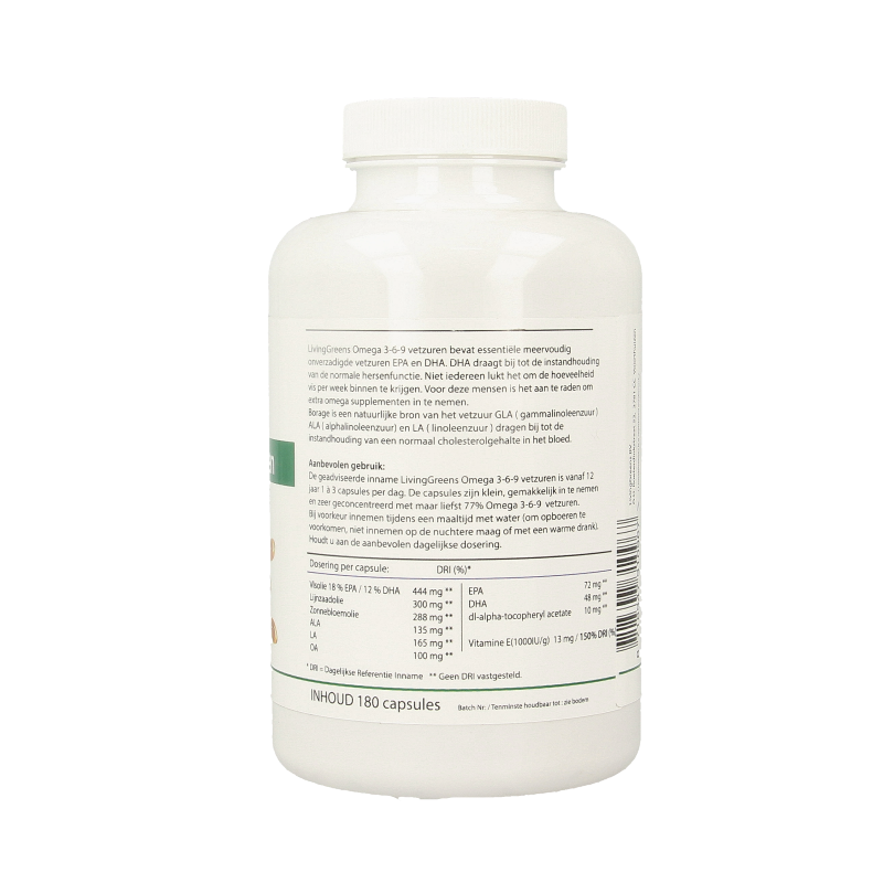 Livinggreens Omega 3-6-9 complex - Afbeelding 3