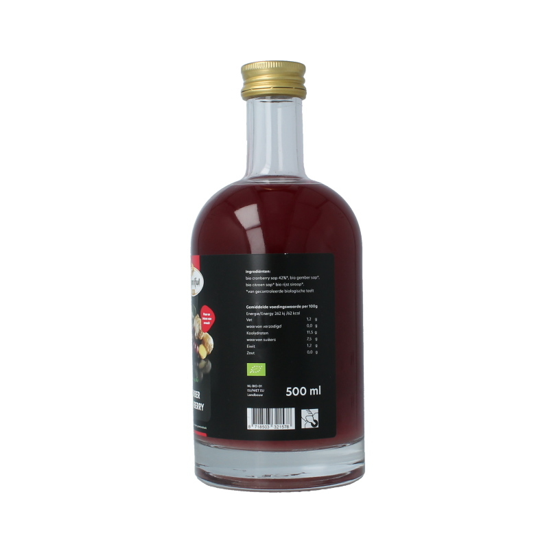 Bountiful select Gember sap cranberry bio - Afbeelding 3