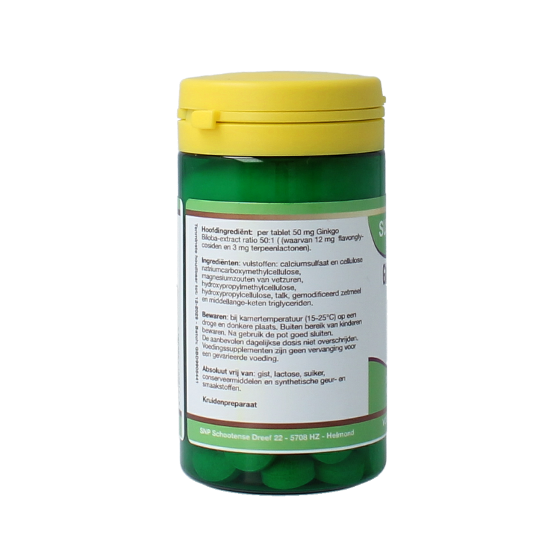 SNP Ginkgo biloba 2500mg - Afbeelding 2