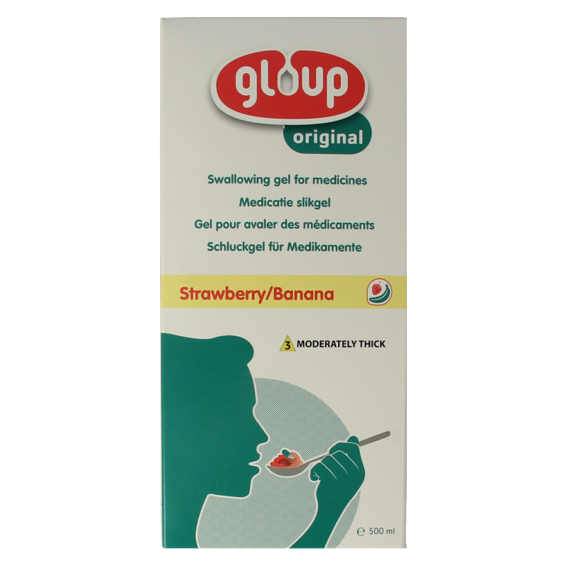 Gloup Original medicatie inname gel aardbei banaan