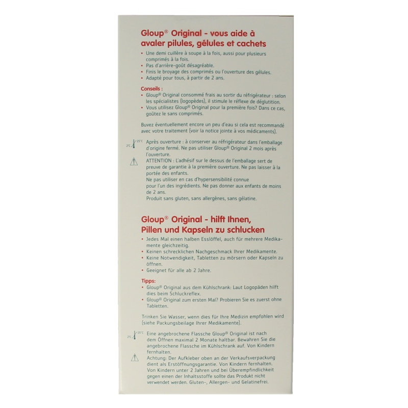 Gloup Original medicatie inname gel aardbei banaan - Afbeelding 3