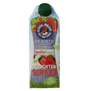 Cool Bear Siroop aardbei-appel