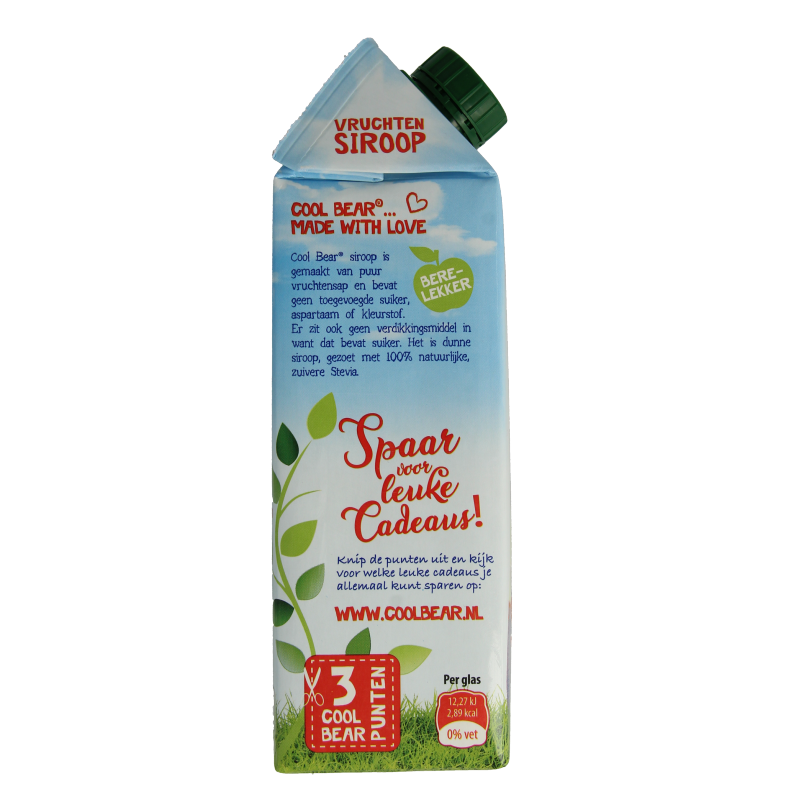 Cool Bear Siroop aardbei-appel - Afbeelding 2