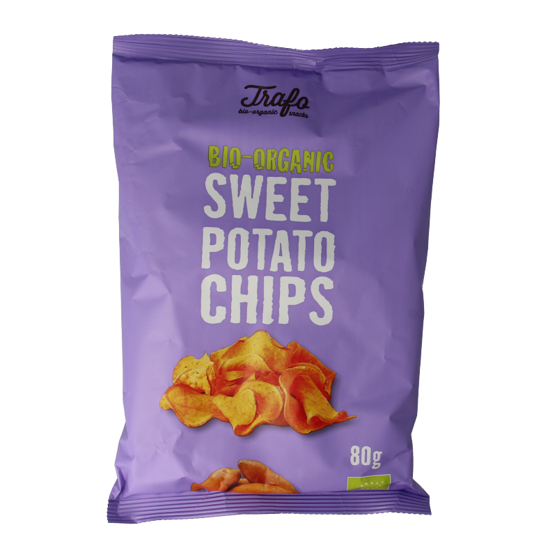 Trafo Chips zoete aardappel bio